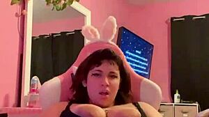 BBW Plays With Her Big Tits And Pussy Solo Masturbation