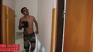 My neighbor saw me and offered help with this