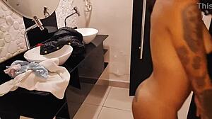 Behind the Scenes of the Recording of the Hot Stepdaughter Nick Niquita a Skinny Girl with a Perky Ass Addicted to Giving Her Ass to Her Big-Dicked Stepfather Vagninho