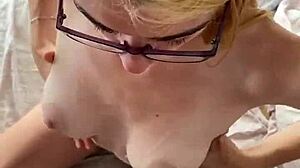 Hey, check out this big cumshot on my girlfriend's tits!