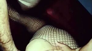 Watch the cuckold open his wife's greedy ass for fisting?