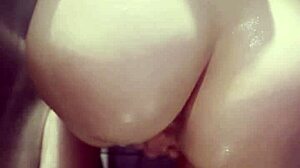 watch me touch my shaved pussy in the shower