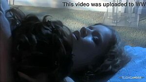 Hot skinny lesbians suck pussy on bed