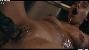 Possessed teacher unleashes squirting lesbian orgy in classroom