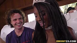 Daya Knight's first anal gangbang experience.