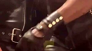 Black muscle dominates with big cock sucking