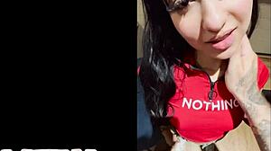 latina porn casting teen with braces takes first monster cock interview