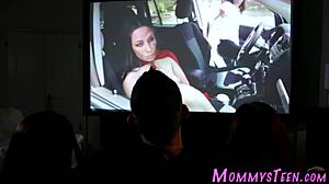 HORNY MILF GETS PUSSY EATEN BY STEPDAUGHTER FOR FIRST TIME