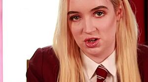 British student flashes big tits under skirt 😏