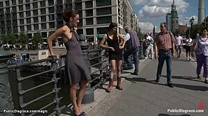 German Babe Faces Humiliation On The Streets