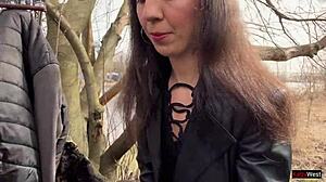 I WALK THROUGH THE PARK WITH CUM ON MY FACE, FEELING SO EXPOSED AND DRIPPING