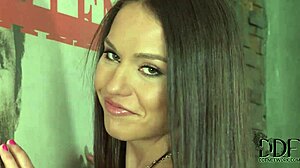 Hot Russian Babe Nataly Gold Shows Her Meaty Pussy In Doggy Style.