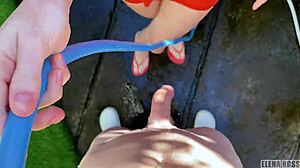 dry vs wet fuck fuck my stepsister and cum on her face - elena ross.