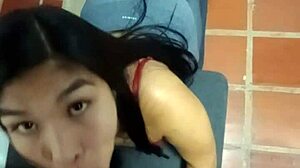 blowjob at home ends with facial