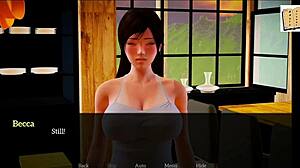 Teen 18+ and milf play erotic game with big ass and tits