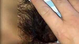 Intense orgasm in silk stockings