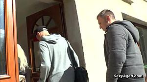 i got my busty blonde mature dp pounded