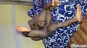 Curvy Ebony Model Rides Big Black Cock Anal Cowgirl