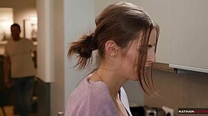 Skinny teen Alba Lala gets her asshole gaped in 4k