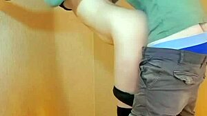 Stranger meets slim girl