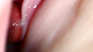 Cute Doll Gets Lube In Her Big Shaved Pussy