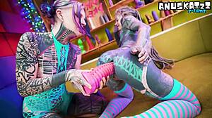 Alt Girls Wild With Toys