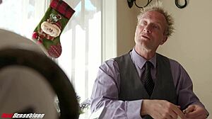 teen student rides cock cowgirl, gets facial cumshot 😍 moaning loud