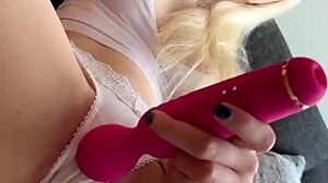 Fucked Busty Sexy Blonde In Car And Came On Face!