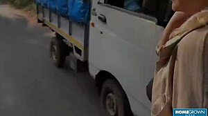 Blondie lolipop has her facial done by hunk mark pirson.