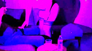 Nicky Ferrari dances seductively for her brother-in-law in heels and lingerie.