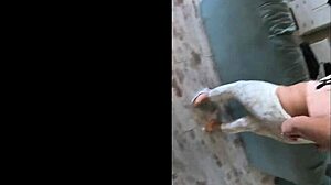 Pretty European Stepmom MILFycalla Cheats in Stockings, Ass Shaking Close-Up