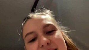 Teen BBW Takes Massive Dildo in Her Big Ass, Fingering to Orgasm and Cum