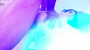 Monster cock breaks latina's ass