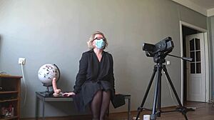 How I Record My Videos Anal-Vaginal Penetration From A Mature Teacher During An Anatomy Lesson Pawg