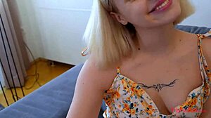 Super Cheerful Sweet Girl Enjoys Fun