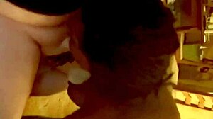 Amateur homemade early morning blowjob for white boy neighbor