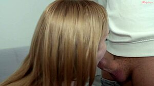 Secretary Overwhelmed By Intense Double Penetration On Office Couch