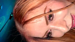 Nicky Ferrari dances seductively for her brother-in-law in heels and lingerie.