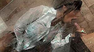 Romana's First Time Anal Creampie in Shower Doggystyle