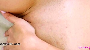 Look at this brunette model showing her sexy body!