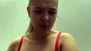 Big dick fucks me in public webcam show