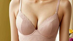 Sweet Asians modeling in lingerie