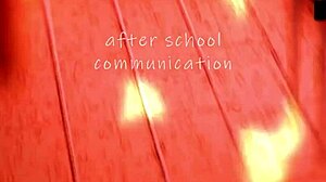 Komi San Gives Blowjob to Monster Cock and Swallows