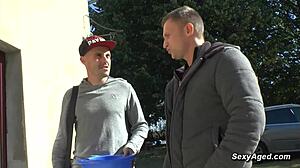 i got my busty blonde mature dp pounded