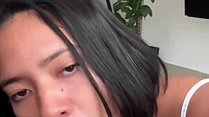 Amateur Couple Records Intense Blowjob Session