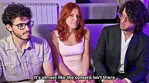 试镜变成肮脏三人行吐口水