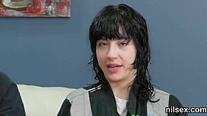 Naughty cutie is brought to butthole asylum for brutal ass licking and painful therapy