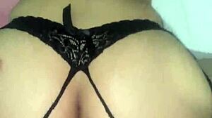 young hot girl gets double penetration in home trio with perfect body babe