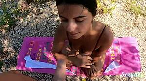 Dive into steamy pov lake encounter with sexydea ripping clothes for wet doggystyle ride