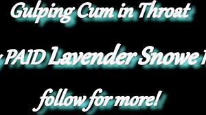 Pale white princess with glasses stares back during deepthroat face fucking and cowgirl riding. She swallows cum after extreme creampie with lipstick smearing.